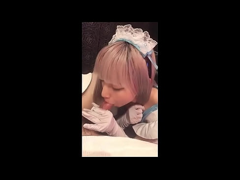 ❤️ Japanisches Idol [mayuka], französisches Dienstmädchenkostüm, Teil 1, Blowjob und Wichsen mit Lotion Fuck video bei uns ❌